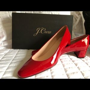 NBW JCrew patent leather pumps